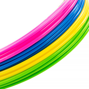 Кільця спортивні 12 шт (3 Жовті+3 Сині+3 Рожеві+3 Зелені) AVK3-739-463-600-302