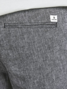 Шорти JJIDAVE JJLINEN SHORTS AKM 12184684 Black Jack&Jones S Темно-синій 12184684BLACK