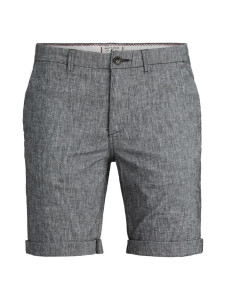 Шорти JJIDAVE JJLINEN SHORTS AKM 12184684 Black Jack&Jones S Темно-синій 12184684BLACK