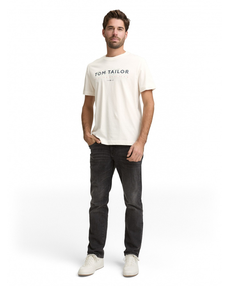 Футболка men's T-shirt 1050136-10348 Tom Tailor L Білий 1050136-10348