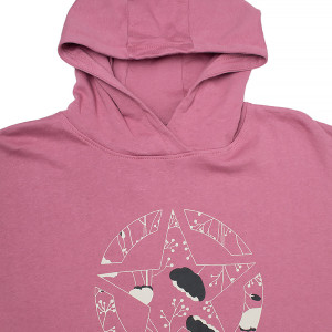 Кофта JEEP HOODED CROPPED SWEATSHIRT STAR Botanical Print O102607-P490