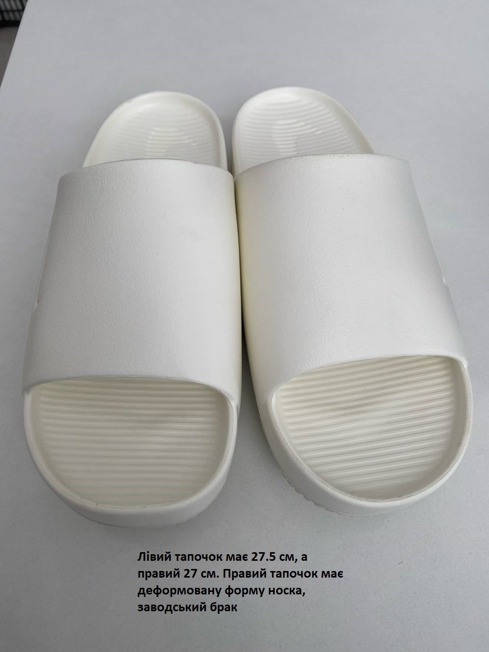 Шльопанці Nike CALM SLIDE (Клас А) FD4116-100-R1