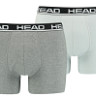 Труси-боксери Head BASIC BOXER 2P сірий, світло-сірий Чол L 701202741-012