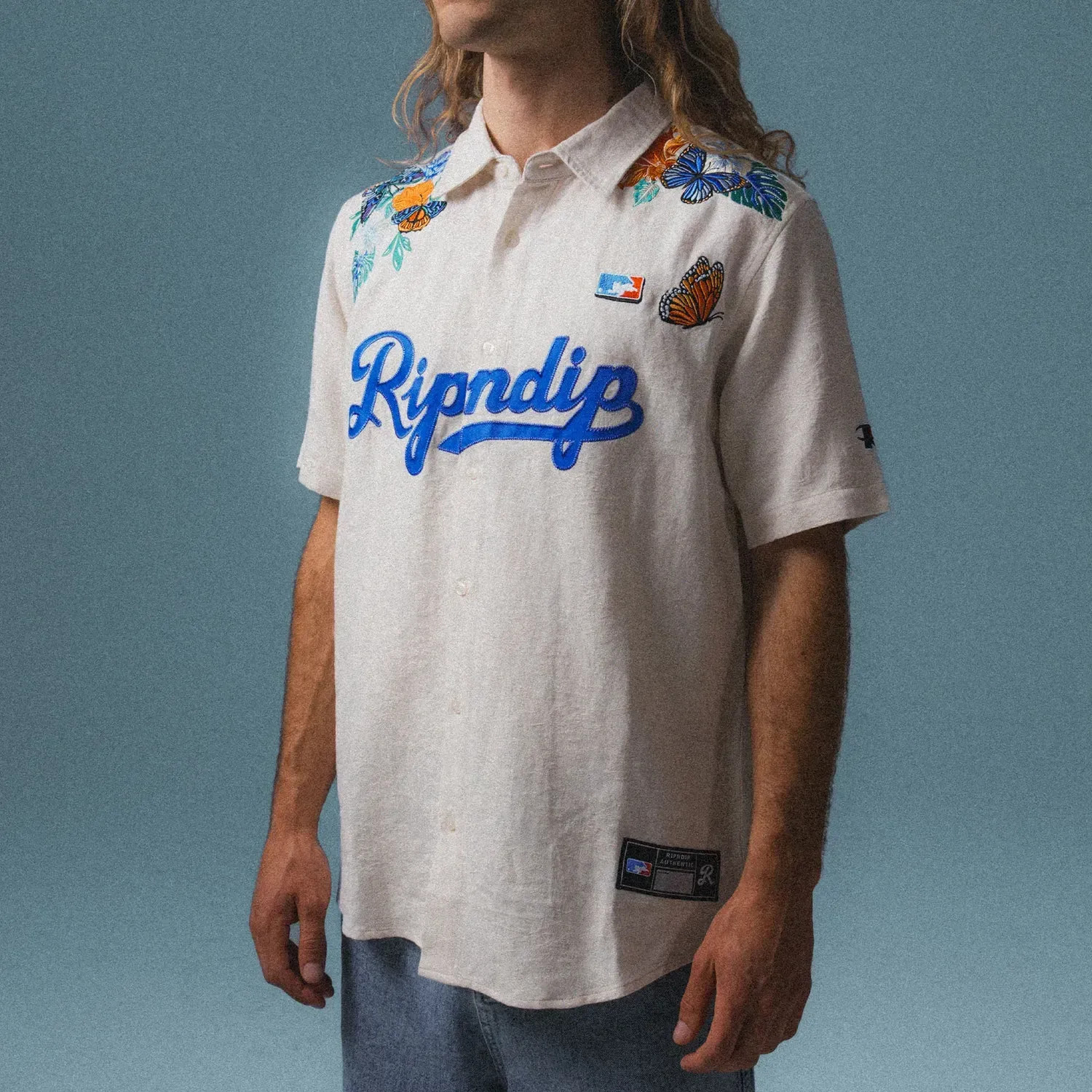 Сорочка Ripndip LOS RIPNDIP CROCHET BUTTON UP RNDSUM24104