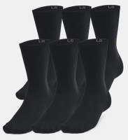Шкарпетки UA Essential 6pk Crew чорний Уні LG 1387058-001