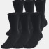 Шкарпетки UA Essential 6pk Crew чорний Уні LG 1387058-001