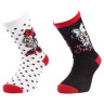 Шкарпетки MINNIE SOCKS 2P білий, чорний Діт 27-30, арт.83892347-4 83892347-4