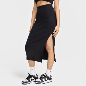Спідниця Nike Sportswear Chill Knit Ribbed Md Skirt Fq1636-010 (Оригінал) FQ1636-010