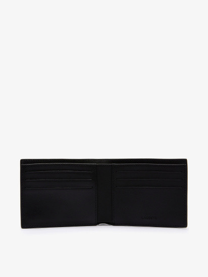 Гаманець чоловічий Lacoste Fitzgerald Leather Six Card Wallet Black NH1115FG000 MISC NH1115FG000