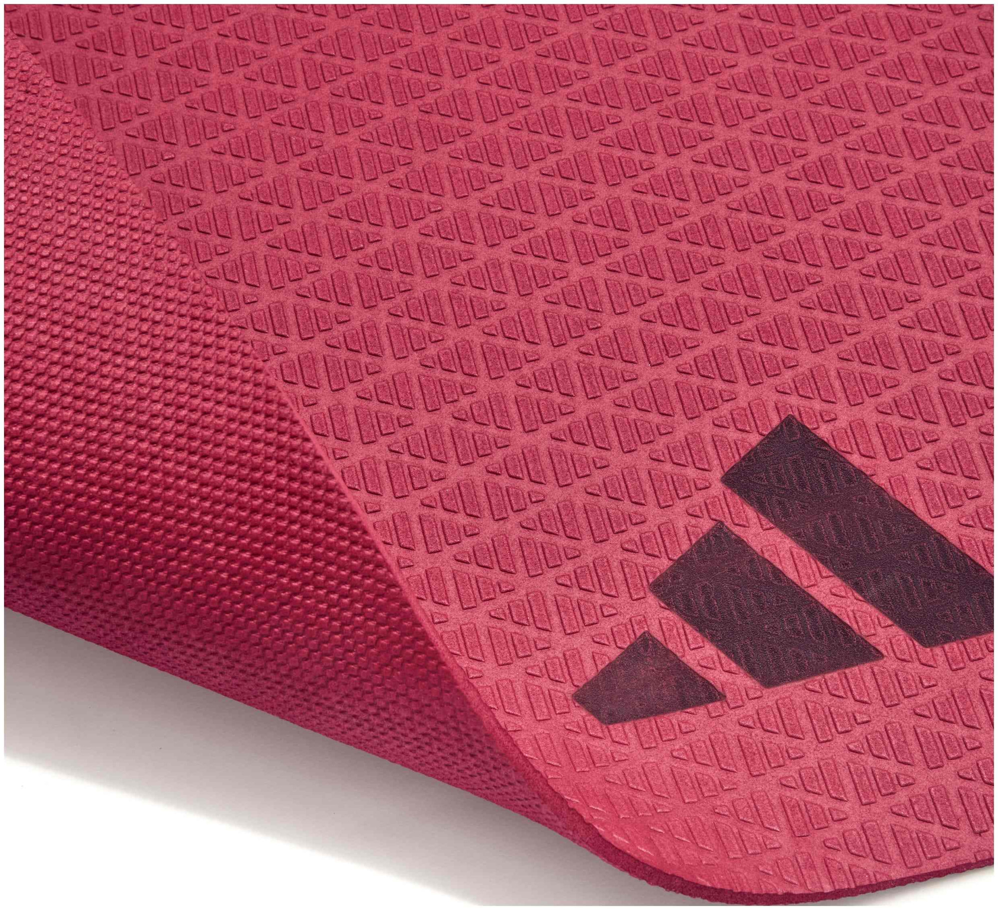 Килимок для йоги Adidas Yoga Mat бордовий Уні 176 х 61 х 0,4 см ADYG-10001CB