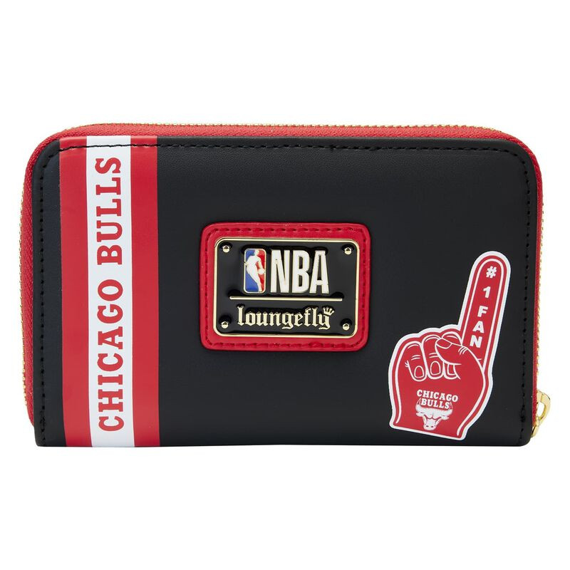 Гаманець Loungefly NBA Chicago Bulls Patch Icons Zip Around Wallet 0986