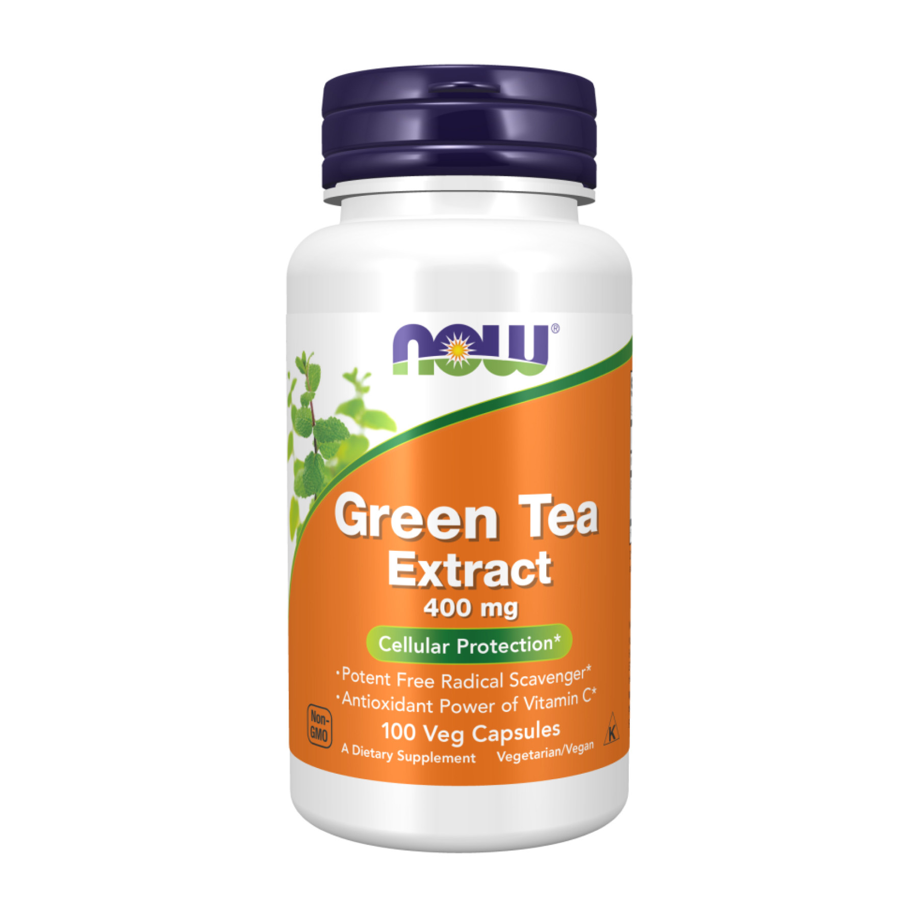Капсули Now Foods Green Tea Extract 400mg - 100 vcaps 2023-10-5250