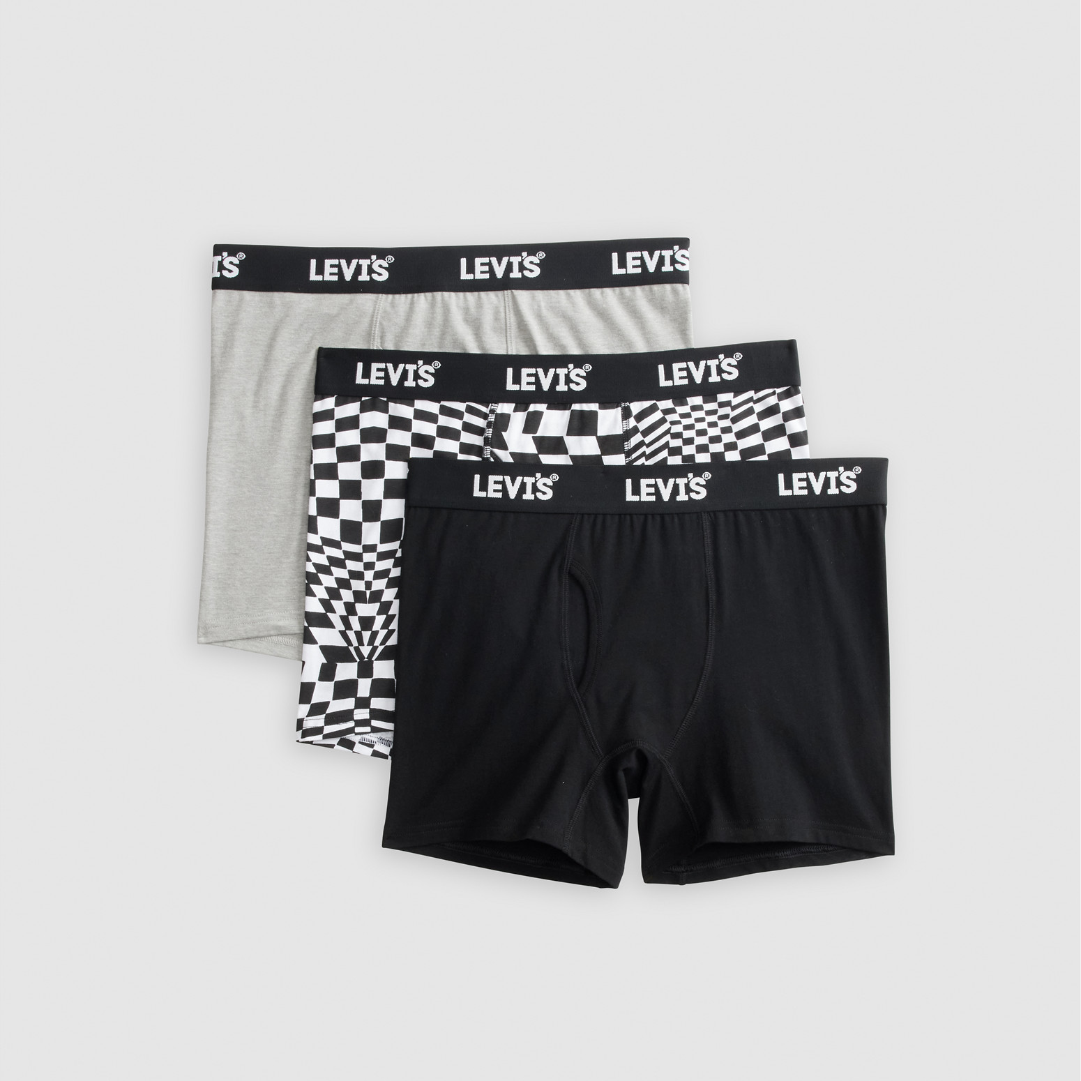 Труси boxer briefs black/white 374530977