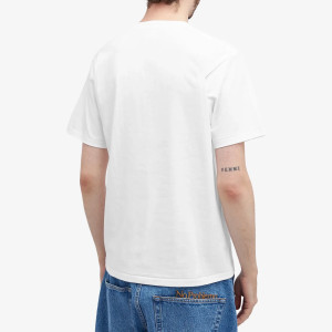 Футболка A Bathing Ape Classic College T-ShirtWhite 001TEK801001M