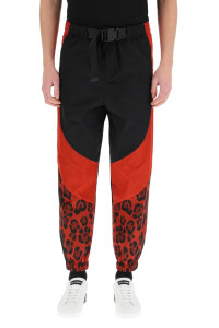 Штани Dolce & Gabbana Belted Waist Leopard Printed Trousers GWWPAZFHMI1