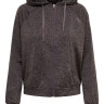 Толстовка ONPNASHA LS HOOD ZIP BRUSH SWEAT 15236667-Sparrow-Detail:w. Melange Only Play M Темно-кори 15236667-SPARROW-DETAIL:W