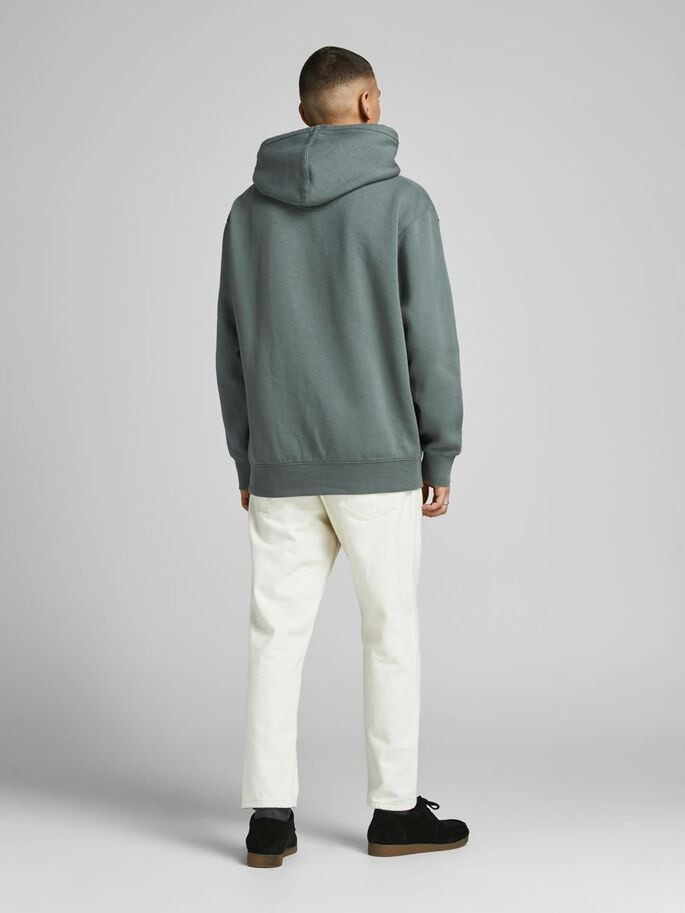 Толстовка JJESOFT SWEAT HOOD NOOS 12161145-Forest Night-Fit:Relaxed Jack&Jones L Зелений 12161145-Forest Night-Fit