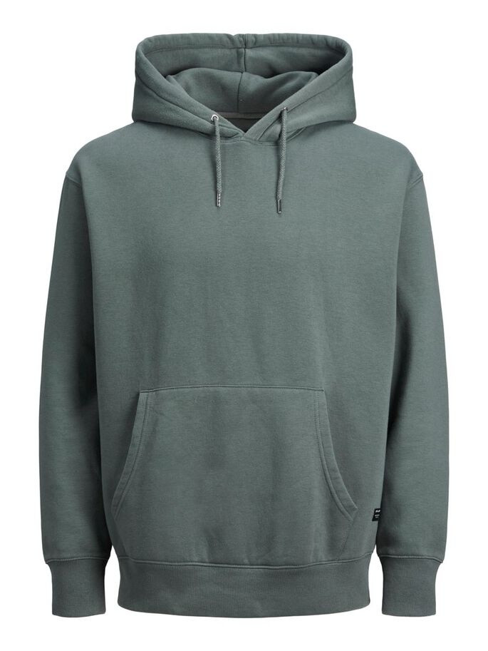 Толстовка JJESOFT SWEAT HOOD NOOS 12161145-Forest Night-Fit:Relaxed Jack&Jones L Зелений 12161145-Forest Night-Fit
