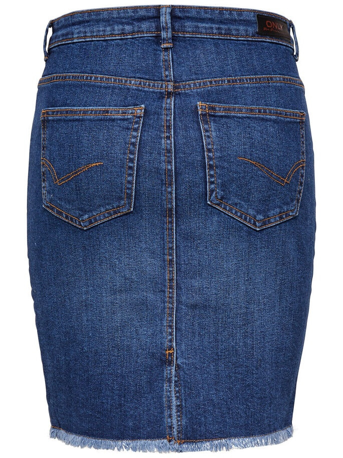 Спідниця ONLELIZA LIFE REG RAWEDGE SKIRT 08 NOOS 15159611 Medium Blue Denim ONLY 34 Синій 15159611MediumBlueDen