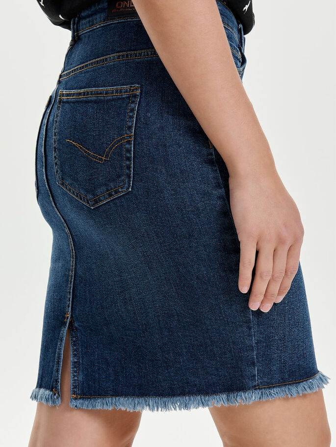 Спідниця ONLELIZA LIFE REG RAWEDGE SKIRT 08 NOOS 15159611 Medium Blue Denim ONLY 34 Синій 15159611MediumBlueDen