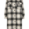 Пальто ONLLOU LONG CHECK SHACKET OTW 15238541-Pumice Stone-Checks:BLACK ONLY L Коричневий 15238541-PUMICE STONE-CHE
