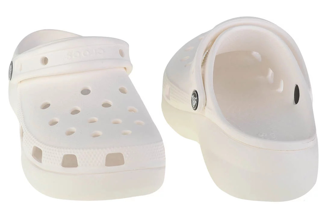 Сабо CLASSIC PLATFORM CLOG W 206750-100 CROCS W6 (36-37) Білий 206750-100