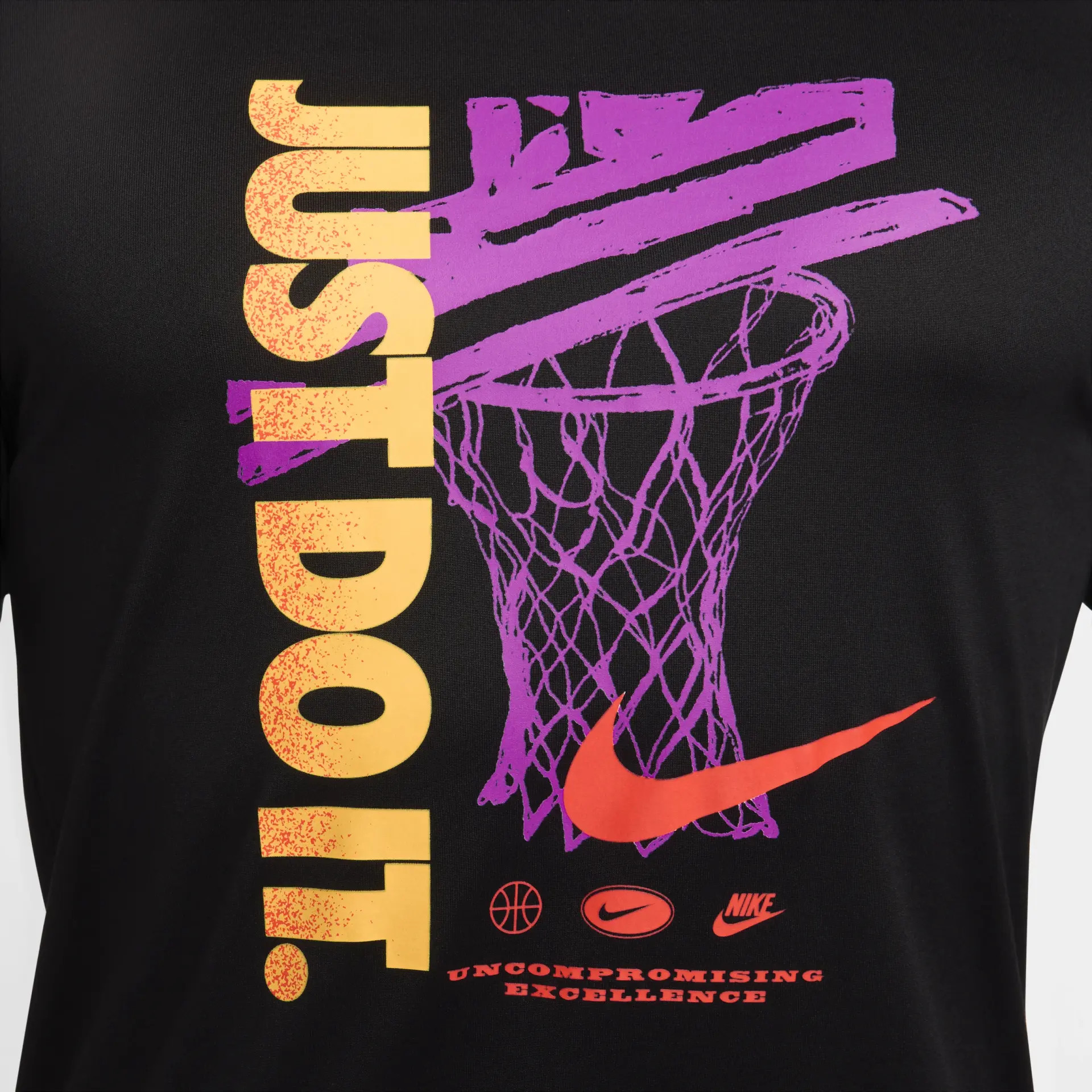 Футболка чоловіча Nike Dri-Fit Basketball T-Shirt Black FZ8085-010