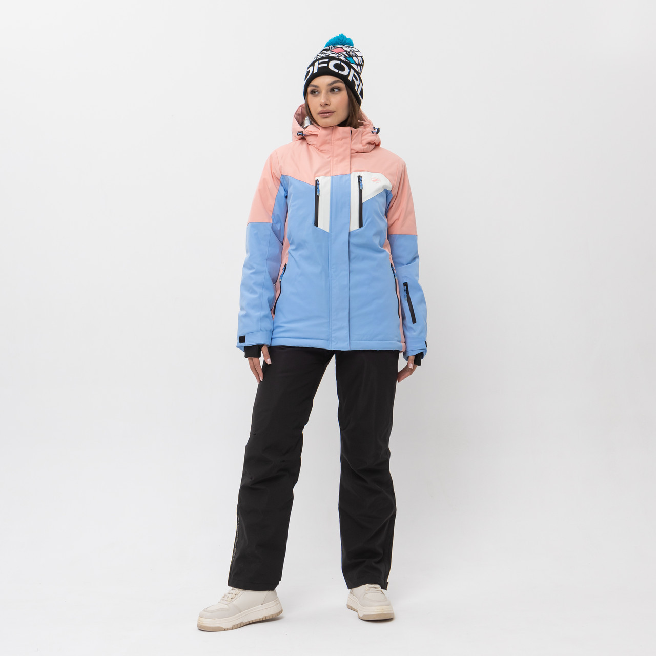 Костюм лижний 18832 пудра Master Class 18832 ПУДРА