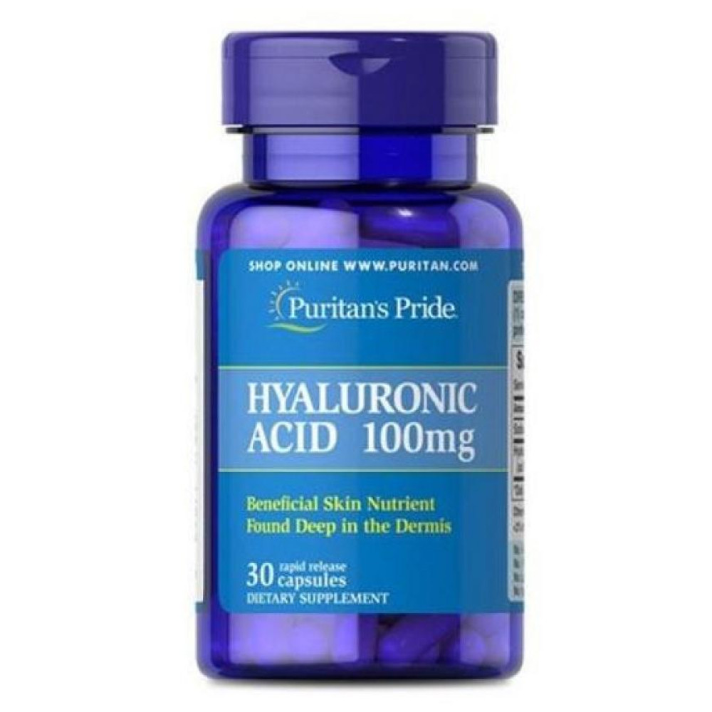 Капсули Hyaluronic Acid 100mg - 30caps 100-31-2783640-20