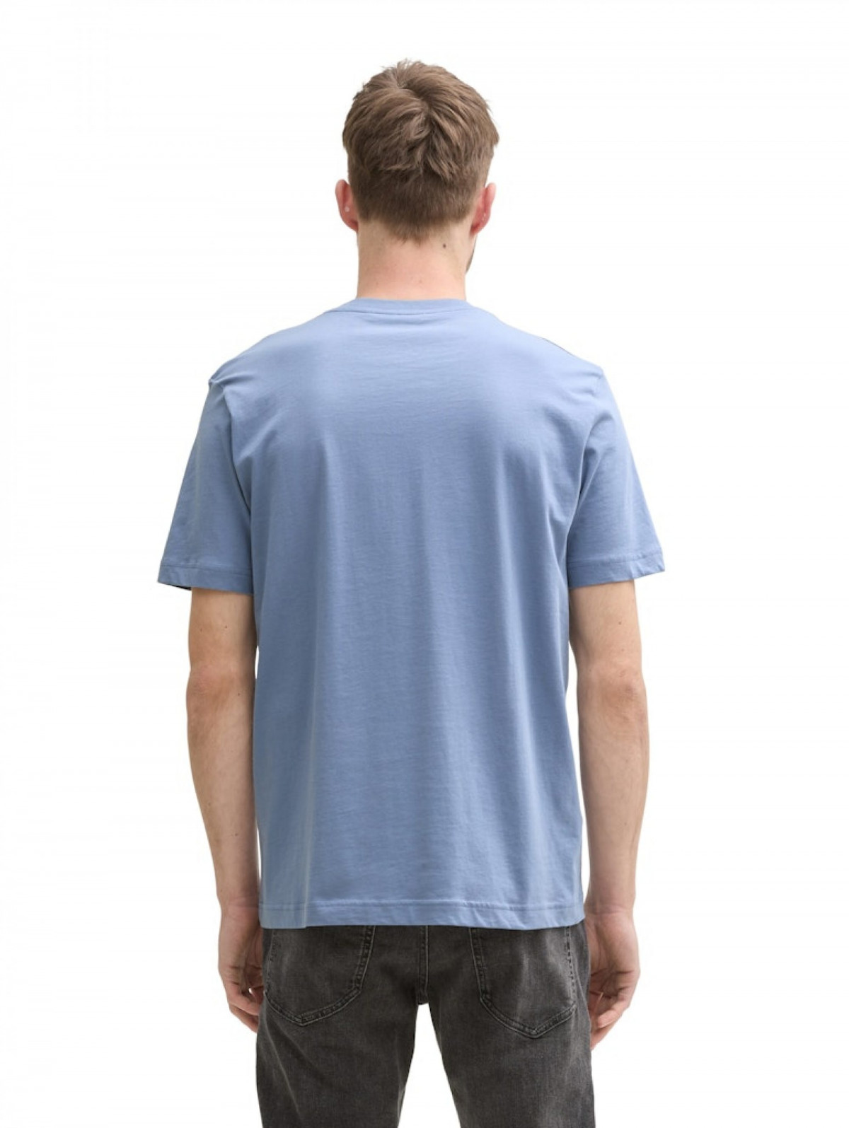 Футболка LOGO TEE MEN'S T-SHIRT 1037735-37533 Tom Tailor L Блакитний 1037735-37533