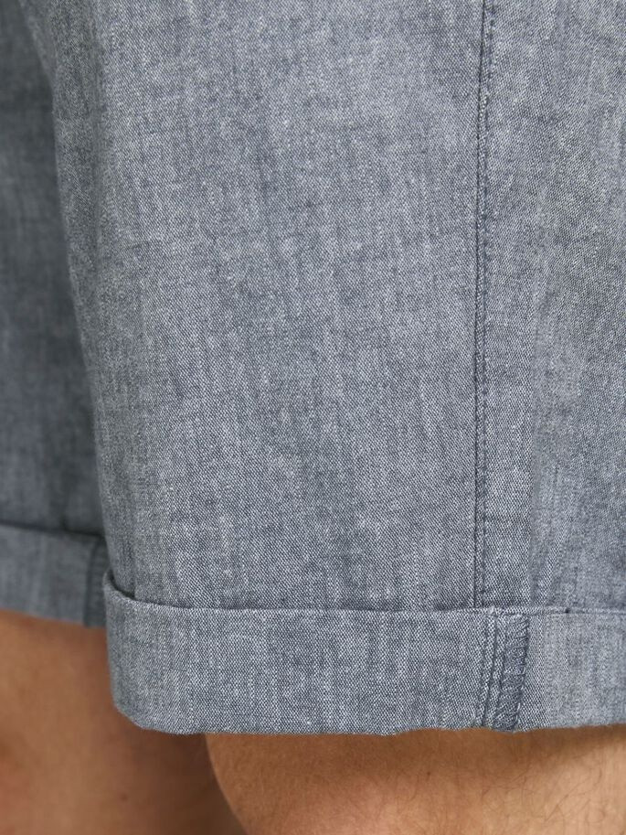 Шорти JJIDAVE JJLINEN SHORTS AKM 12184684 Blue Indigo Jack&Jones XXL Блакитний 12184684BLUEINDIGO