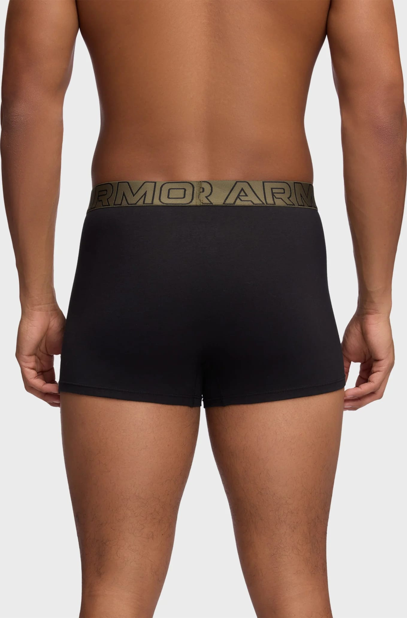 Труси-боксери UA Performance Cotton - Solid 3 3pk чорний Чол MD 1383891-005
