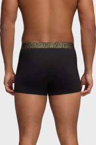 Труси-боксери UA Performance Cotton - Solid 3 3pk чорний Чол MD 1383891-005