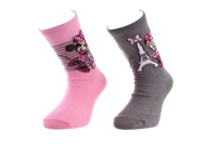 Шкарпетки MINNIE SOCKS 2P рожевий, сірий Діт 31-34, арт. 83892347-3 83892347-3