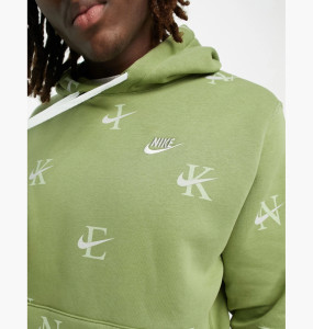 Кофта Nike Monogram print hoodie in alligator DV9601-334