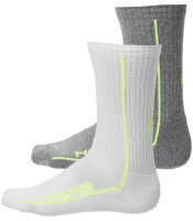 Шкарпетки Head ALL SPORTS PERFORMANCE CREW 2P сірий, білий Чол 39-42 701229020-004