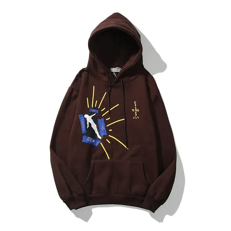 Кофта Travis Scott коричн The room TRAVIS SCOTT HIGHEST IN T