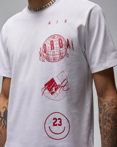 Футболка Air Jordan Brand Logo Stack White FN6027-100