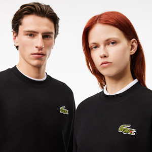 Світшот унісекс Lacoste Loose Fit Badge Black SH2741.031