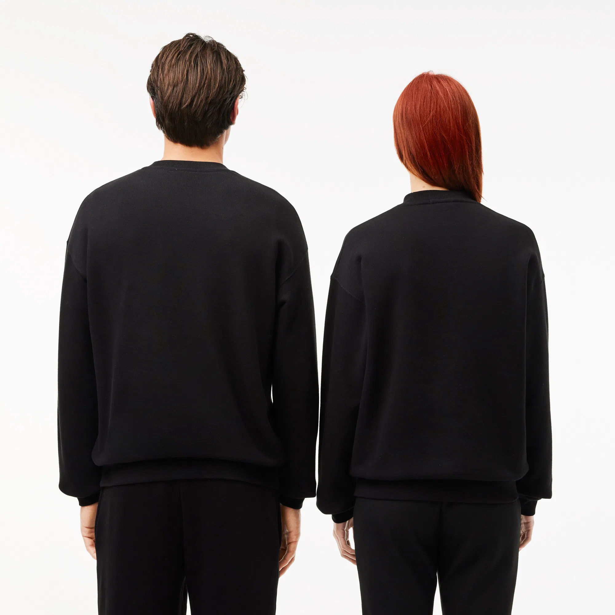 Світшот унісекс Lacoste Loose Fit Badge Black SH2741.031