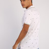 Поло JORLOGON AOP POLO SS 12185609 White Jack&Jones XL Білий 12185609WHITE