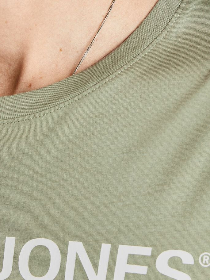 Футболка JJECORP LOGO TEE SS CREW NECK NOOS 12137126-Tea-Detail:SLIM FIT Jack&Jones XXL Зелений 12137126-TEA-DETAIL:SLIM