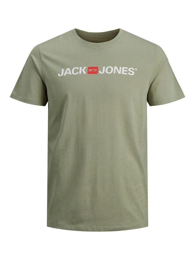 Футболка JJECORP LOGO TEE SS CREW NECK NOOS 12137126-Tea-Detail:SLIM FIT Jack&Jones XXL Зелений 12137126-TEA-DETAIL:SLIM