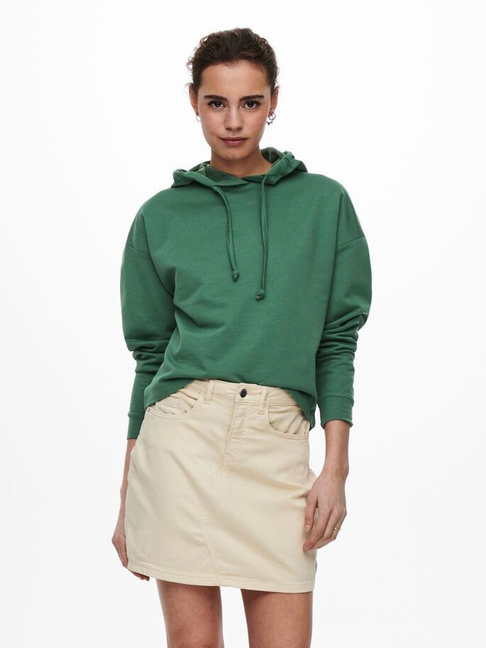 Толстовка ONLDREAMER LIFE L/S HOOD SWT NOOS 15241103 Smoke Pine ONLY M Зелений 15241103SmokePine