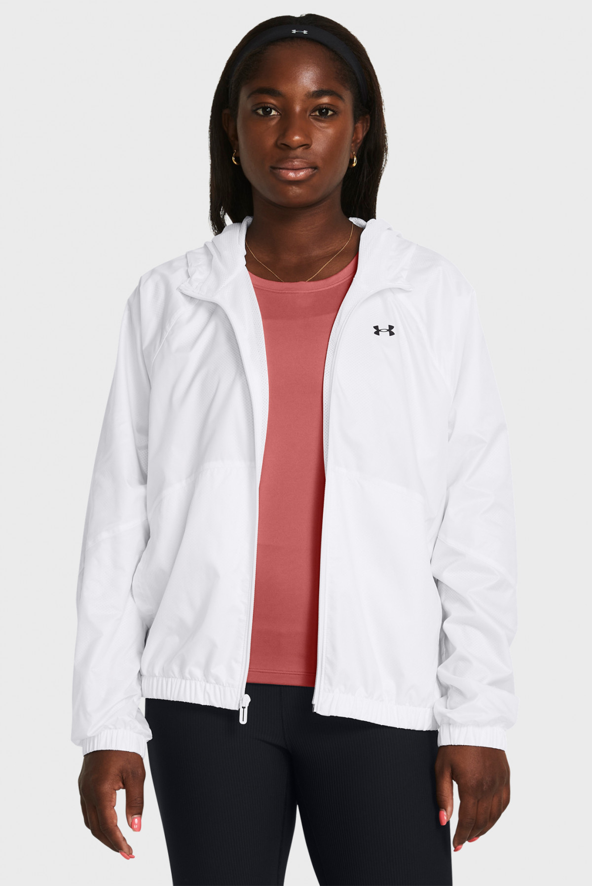 Вітровка UA SPORT WINDBREAKER JKT 1382698-100 Under Armour L Білий 1382698-100