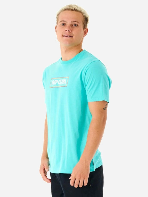 Футболка 01AMTE-46 Rip Curl L Блакитний 01AMTE-46