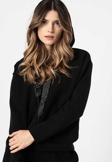 Толстовка ONLFANCY L/S HOOD SWT 15193315-Black ONLY L Чорний 15193315-Black