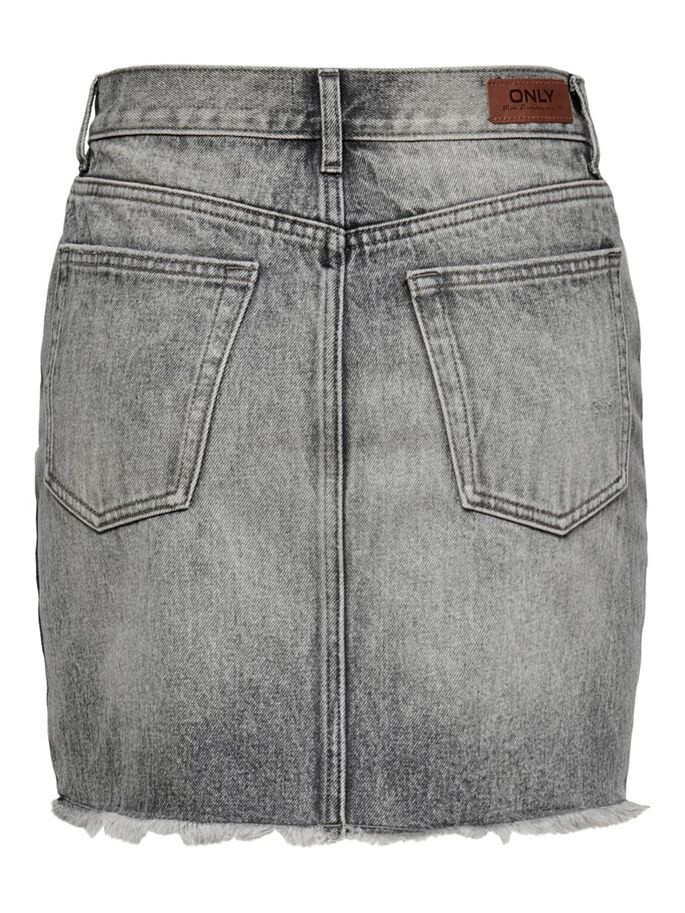 Спідниця ONLFINE HW LIFE DNM JNS SKIRT ADD 15227070 Grey Denim ONLY L Темно-сірий 15227070GreyDenim