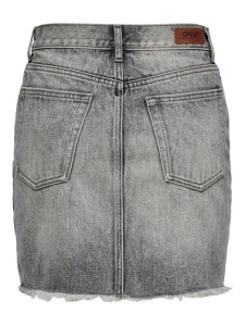 Спідниця ONLFINE HW LIFE DNM JNS SKIRT ADD 15227070 Grey Denim ONLY L Темно-сірий 15227070GREYDENIM
