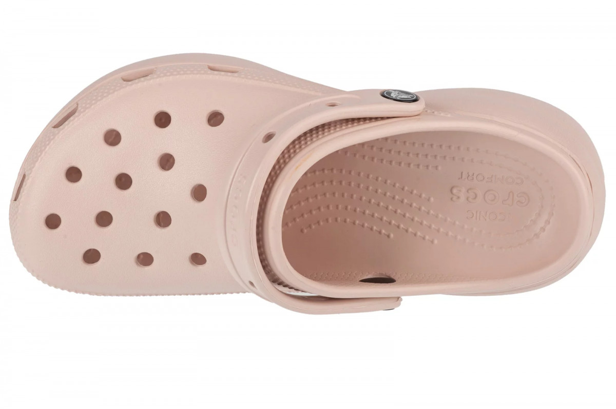 Сабо CLASSIC PLATFORM CLOG W 206750-6UR CROCS W6 (36-37) Бежевий 206750-6UR